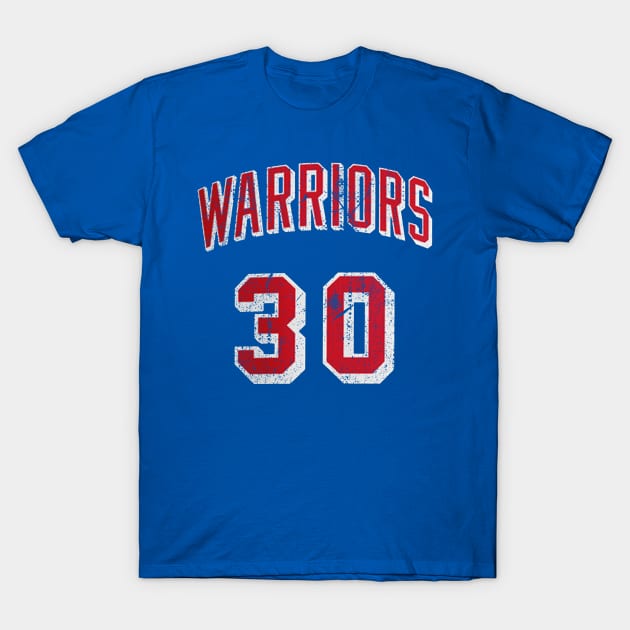 warriors curry 30 T-Shirt by guyfawkes.art